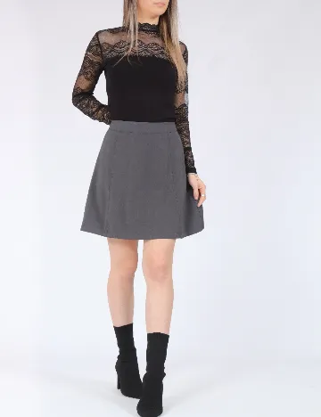Fusta Vero Moda, gri