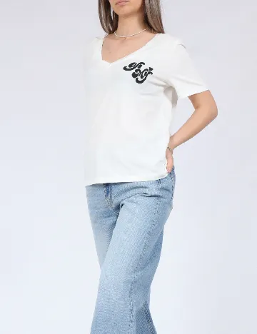 Tricou Vero Moda, alb Alb
