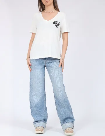 Tricou Vero Moda, alb Alb