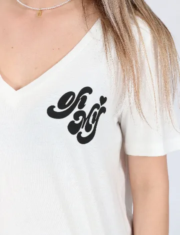Tricou Vero Moda, alb Alb