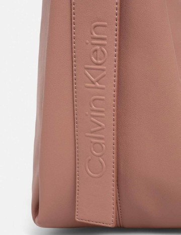 Geanta Calvin Klein, roz pudra
