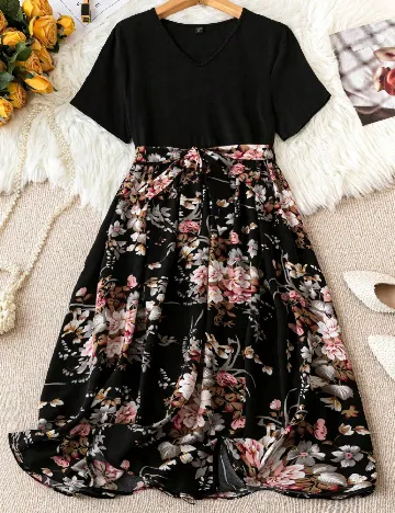 Rochie medie SHEIN CURVE, negru