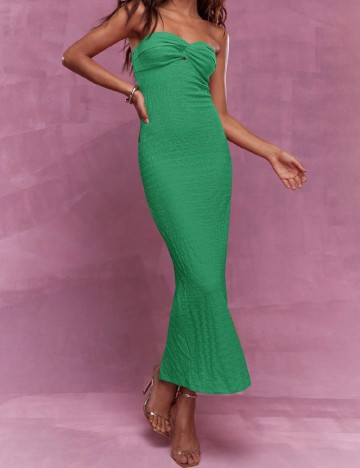 Rochie lunga Missguided, verde