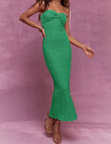 Rochie lunga Missguided, verde