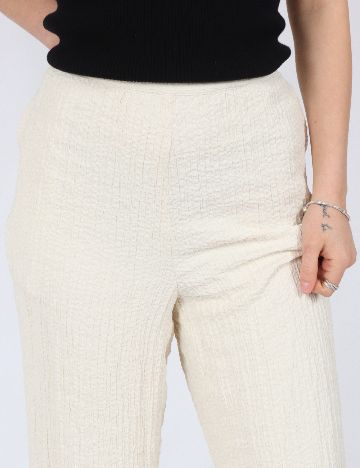 Pantaloni Vero Moda, alb