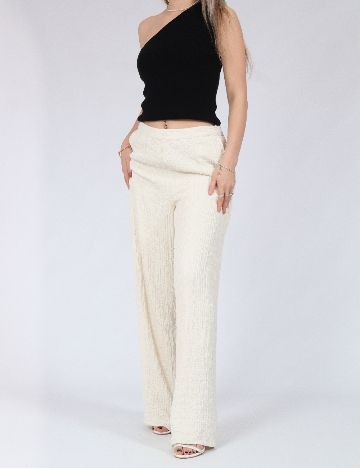 Pantaloni Vero Moda, alb