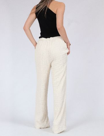 Pantaloni Vero Moda, alb