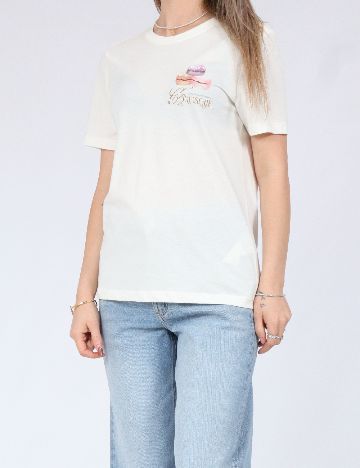 Tricou Only, alb