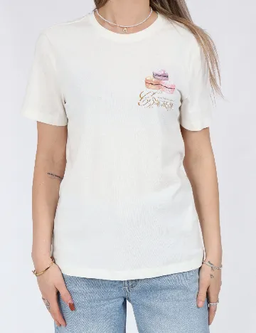 Tricou Only, alb