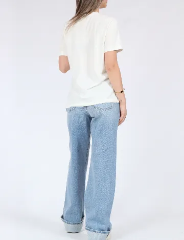 Tricou Only, alb