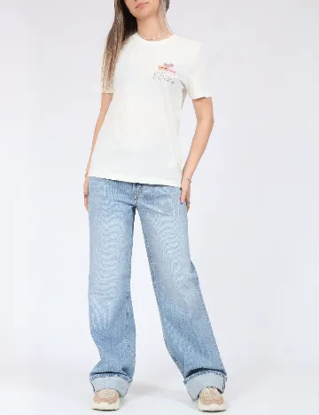 Tricou Only, alb