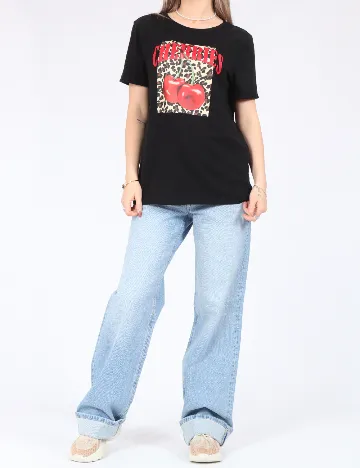 Tricou Only, negru Negru