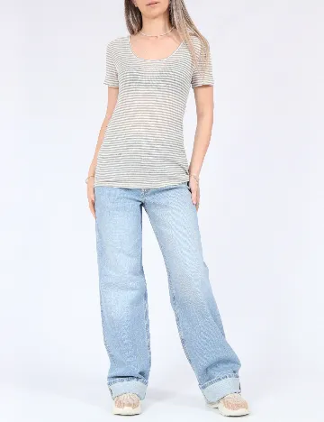 Tricou Only, crem Crem