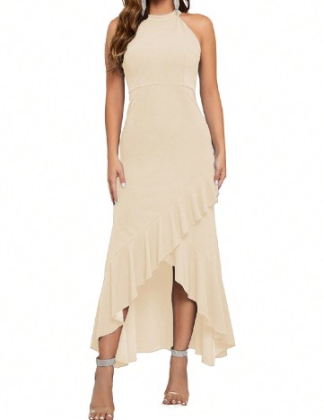 Rochie lunga SHEIN, crem