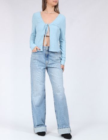 Cardigan Pieces, albastru