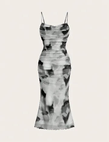 Rochie medie SHEIN, gri