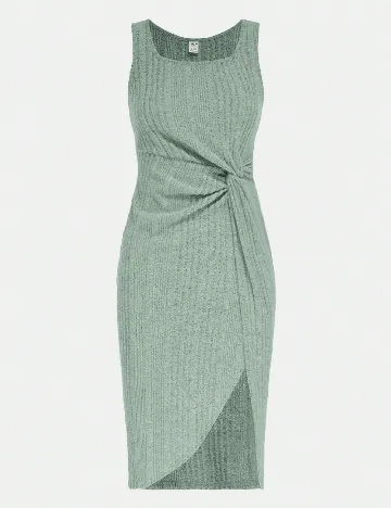 Rochie medie Shein Kids, verde