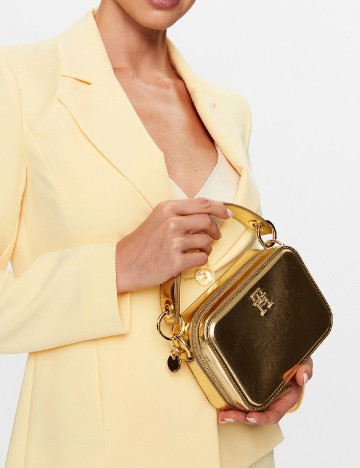 Geanta Tommy Hilfiger, auriu