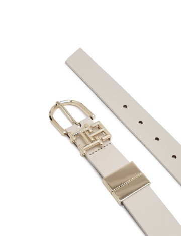 Curea Tommy Hilfiger, crem/negru