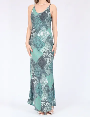 Rochie lunga Vero Moda, verde