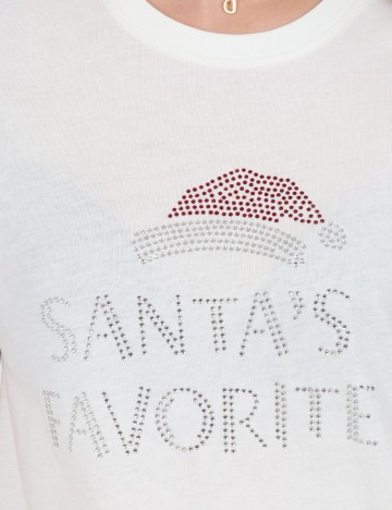 Tricou Only, alb