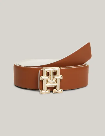 Curea Tommy Hilfiger, alb/maro