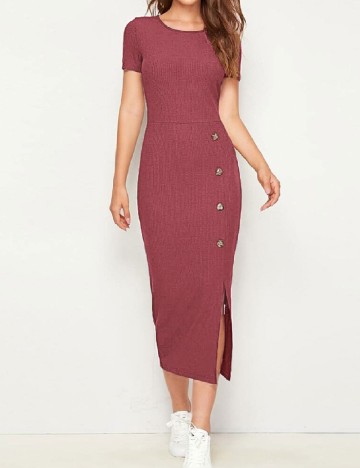 Rochie medie SHEIN, roz