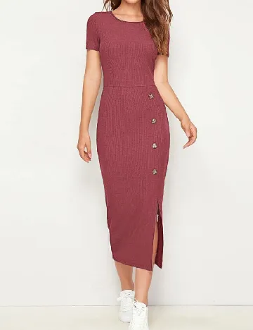Rochie medie SHEIN, roz