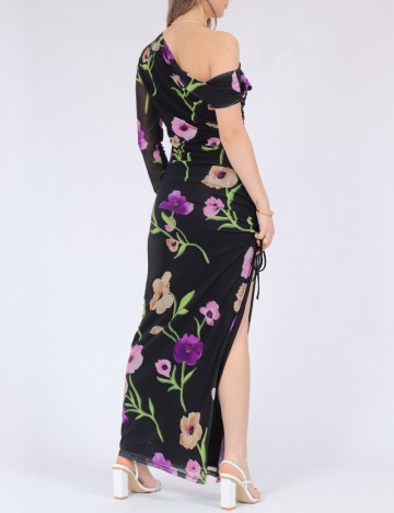 Rochie lunga Something New, negru