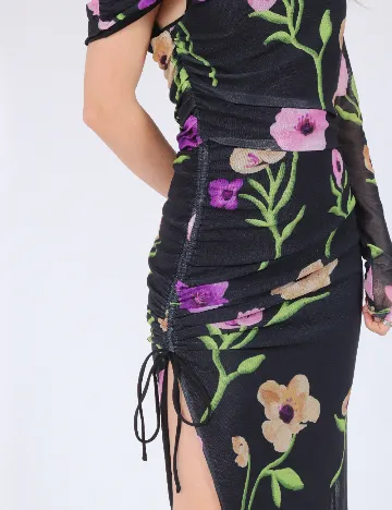Rochie lunga Something New, negru