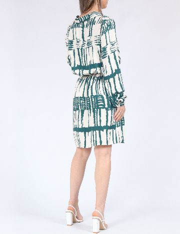Rochie scurta Vero Moda, alb/verde