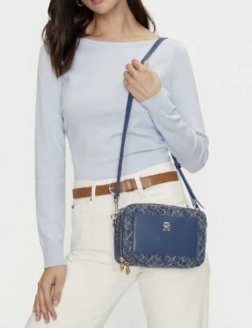 Geanta Tommy Hilfiger, albastru