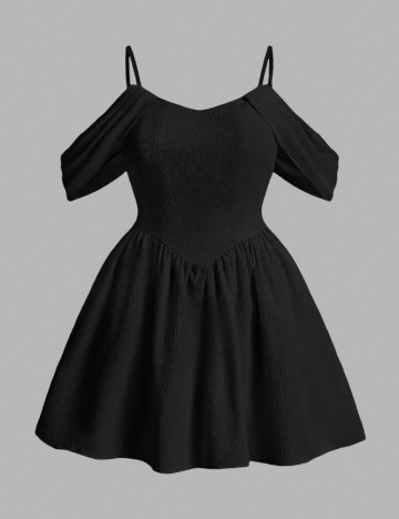 Rochie scurta SHEIN CURVE, negru