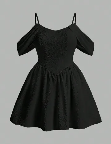 Rochie scurta SHEIN CURVE, negru