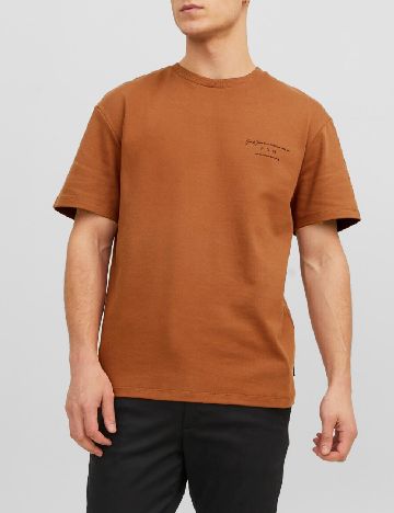 Tricou Jack&Jones, caramiziu