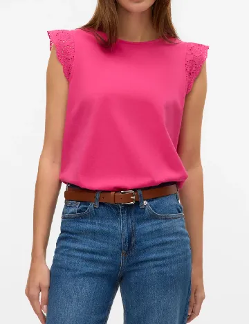 Tricou Vero Moda, roz