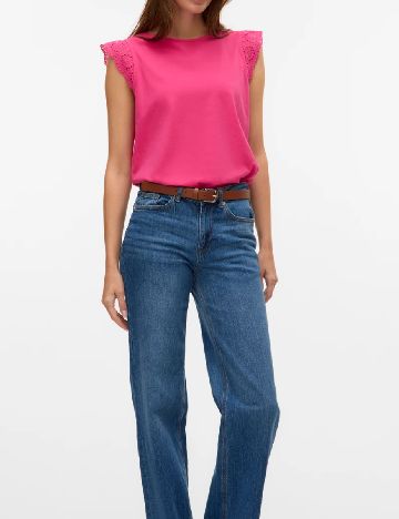 Tricou Vero Moda, roz