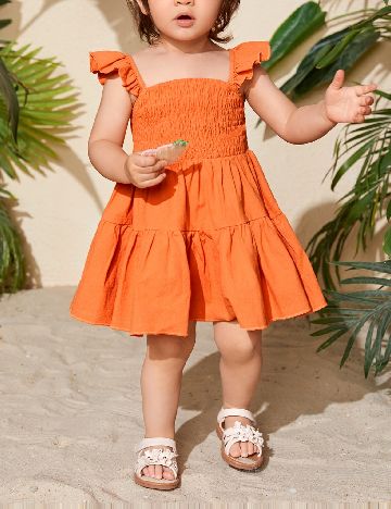 Rochie Shein Kids, portocaliu