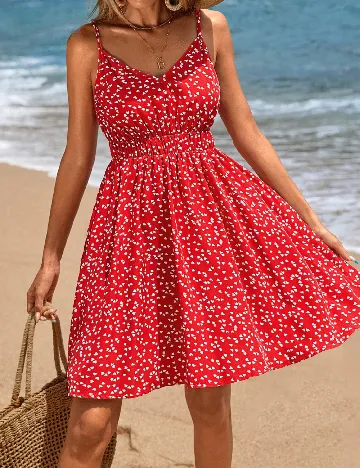 Rochie scurta SHEIN, rosu