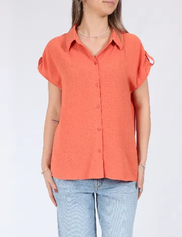 Camasa Vero Moda, portocaliu Portocaliu