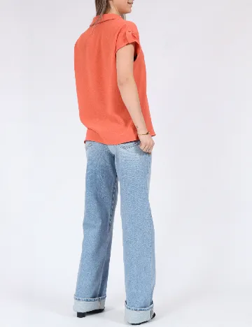 Camasa Vero Moda, portocaliu Portocaliu