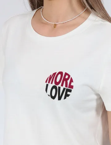 Tricou Vero Moda, alb Alb