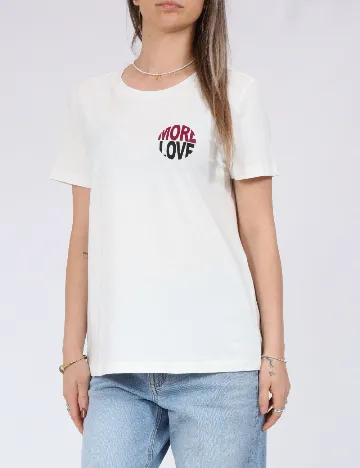 Tricou Vero Moda, alb Alb