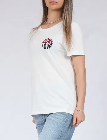 Tricou Vero Moda, alb Alb