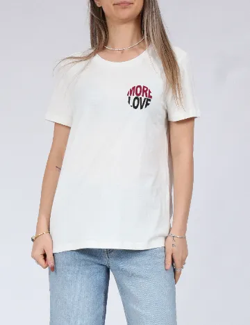 Tricou Vero Moda, alb Alb