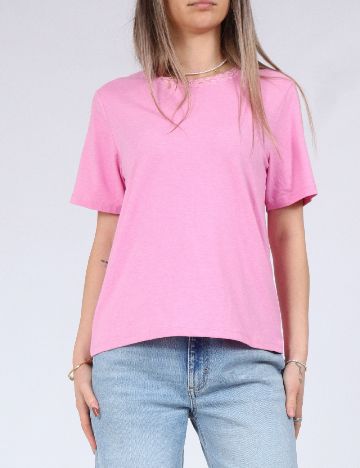 Tricou Pieces, roz