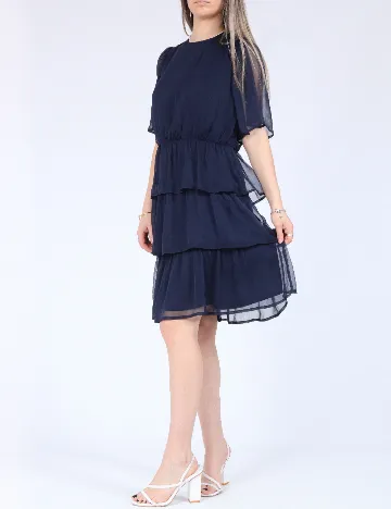 Rochie scurta Vero Moda, bleumarin Albastru