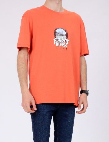 Tricou Jack&Jones, portocaliu