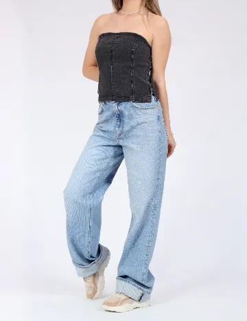 Top Vero Moda, negru