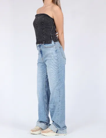 Top Vero Moda, negru